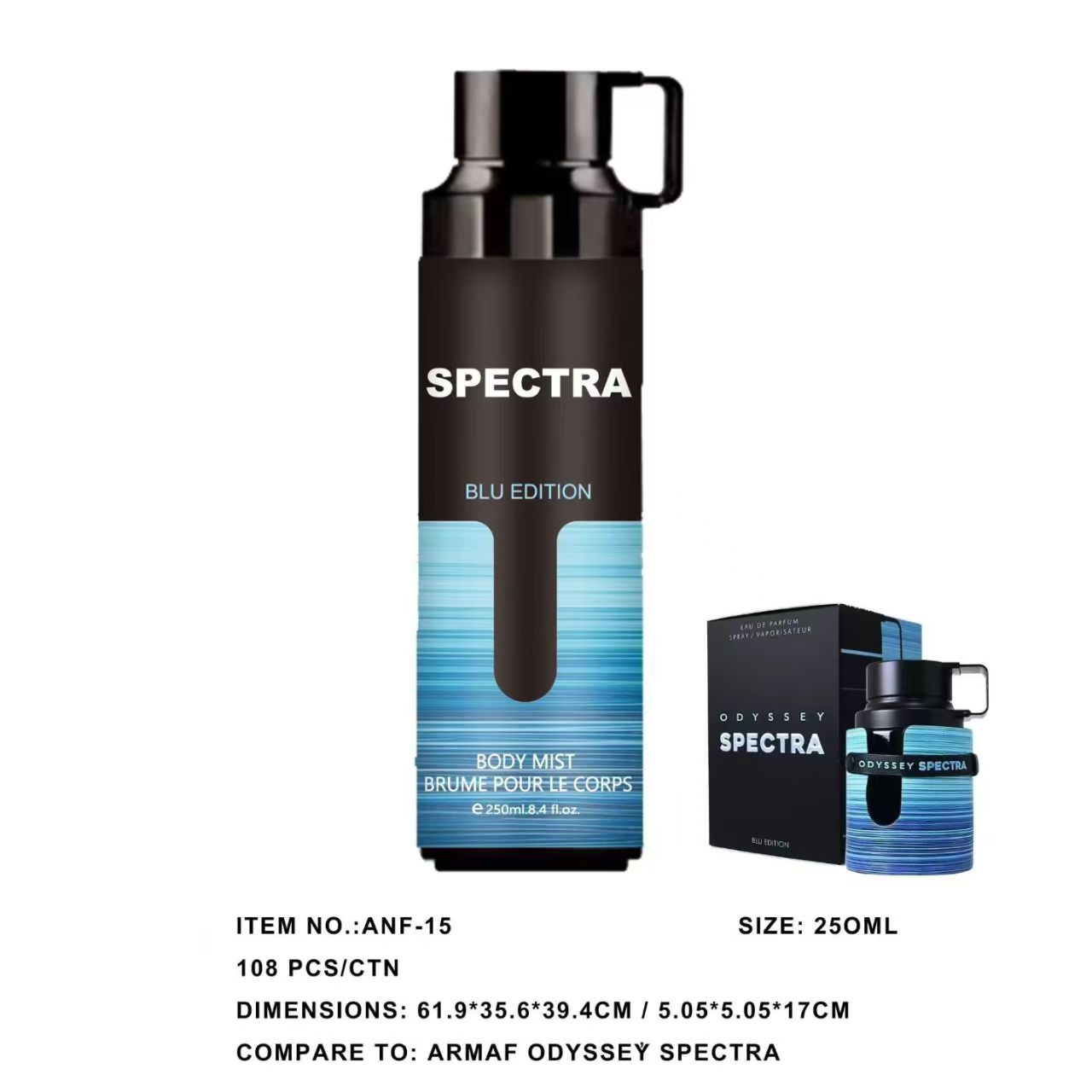 Odyssey Spectra Blu Edition scent reference