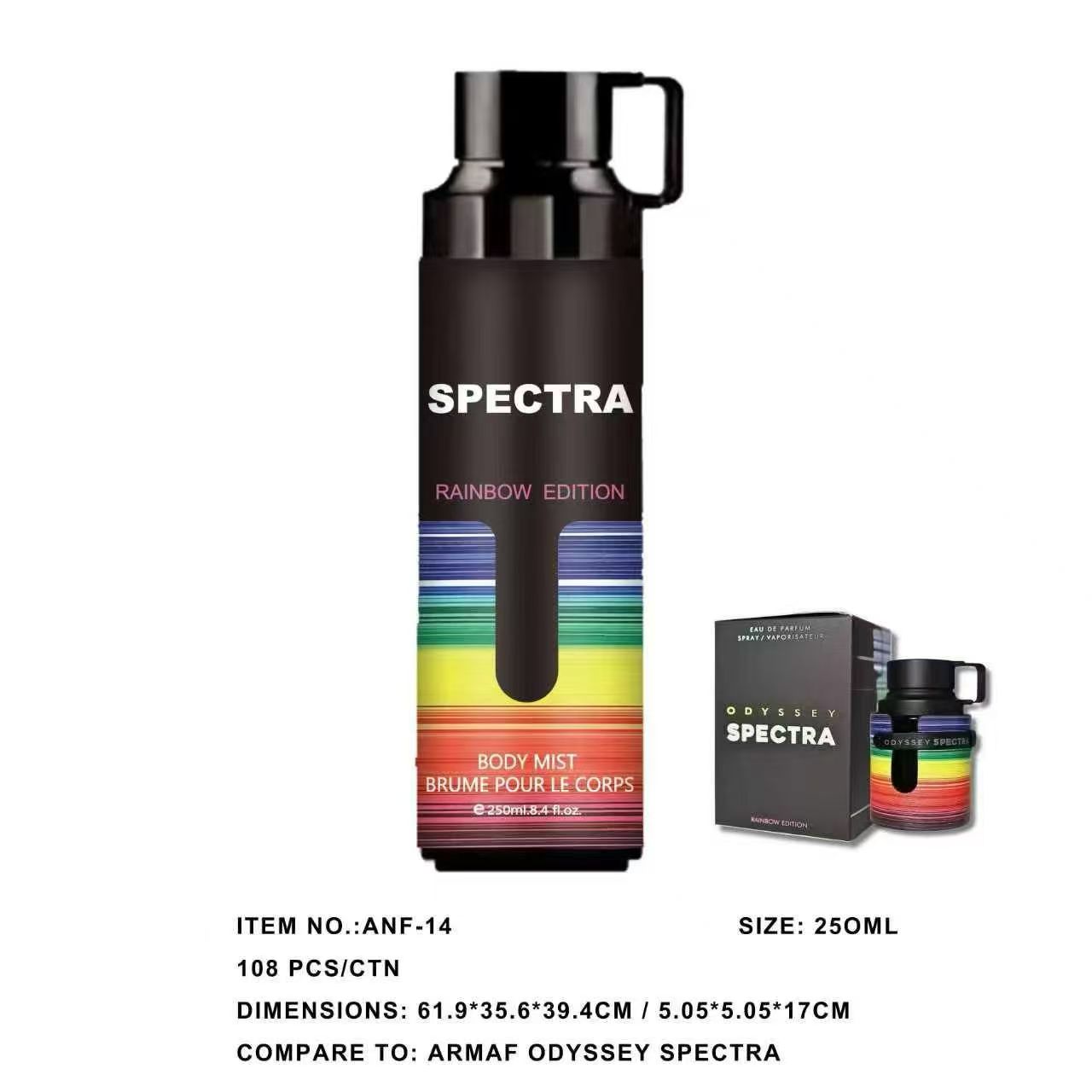 Odyssey Spectra Rainbow Edition scent reference